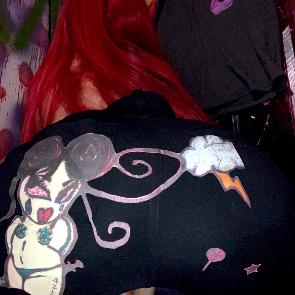 ORIGINAL SAD CANDY GIRL BLACK SKINNY JEANS💋